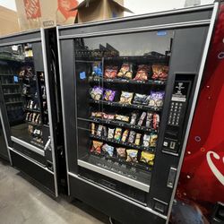 SODA AND SNACK VENDING MACHINES COMBO