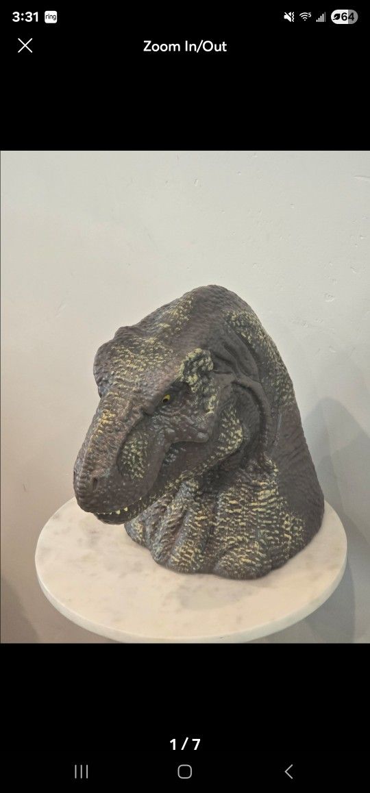 Jurassic World Rebirth Movie 2025 T-Rex Head Popcorn Bucket