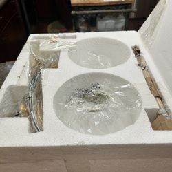 NEVER USED BEFORE IN THE BOX SCONE OR LIGHT FIXTURE FOR ANY AREA OF THE HOUSE IN NEED OF CONTEMPORARY DESIGN! NEVER 