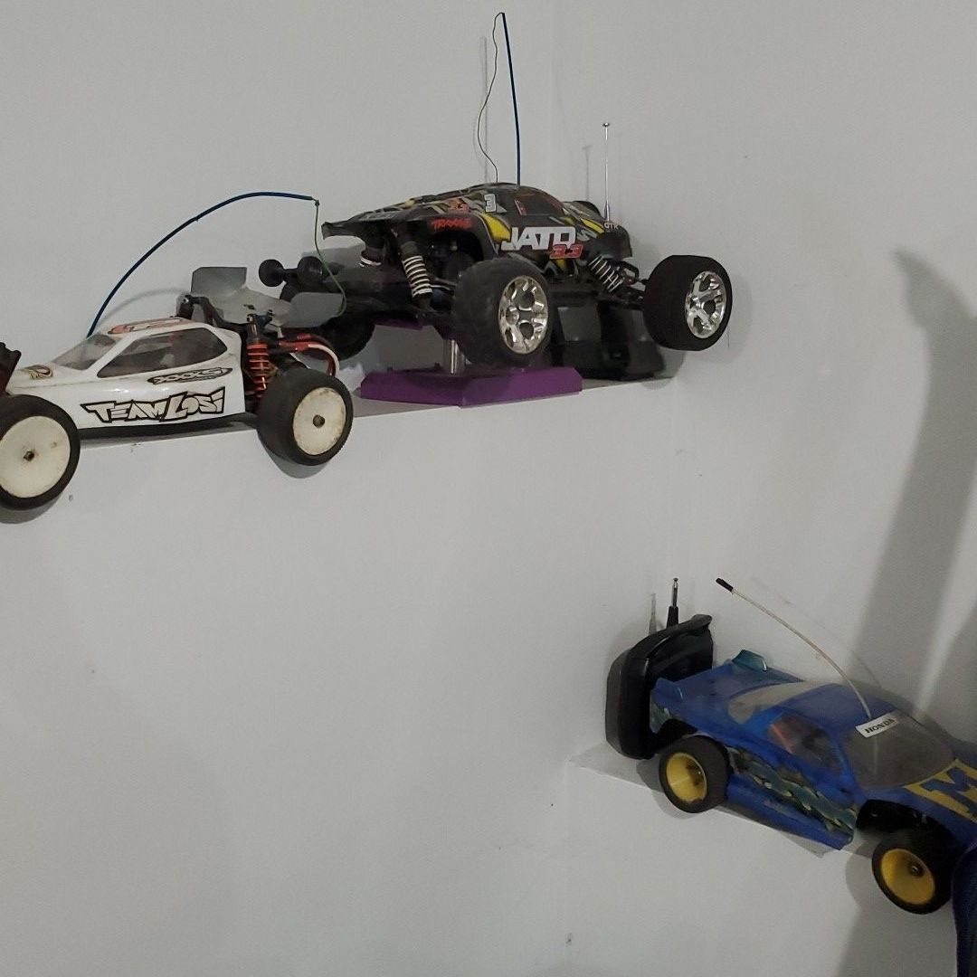 RC Gas Truck, Electric Buggy, & Car Lot (3)