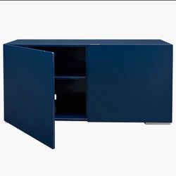 Navy CB2 Credenza