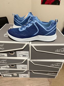 Size 42 - Dansko Sky Mesh Blue Lifestyle Walking Shoe (8.5-9 mens)