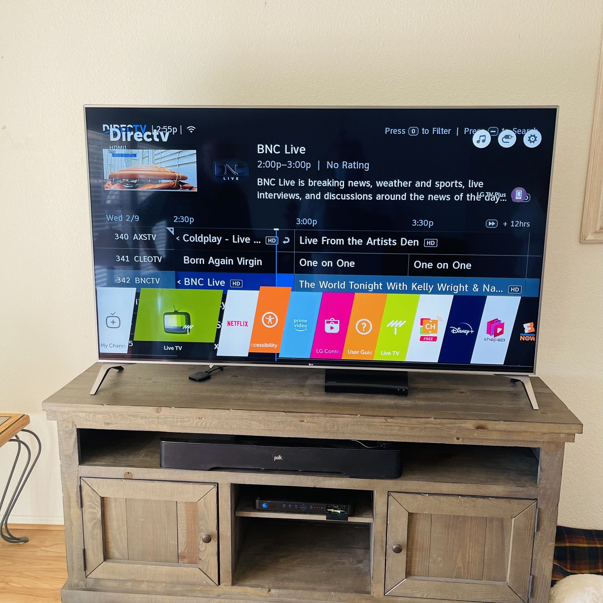 L/G 70” Smart Tv HDR UHD 4k! 7-Series!