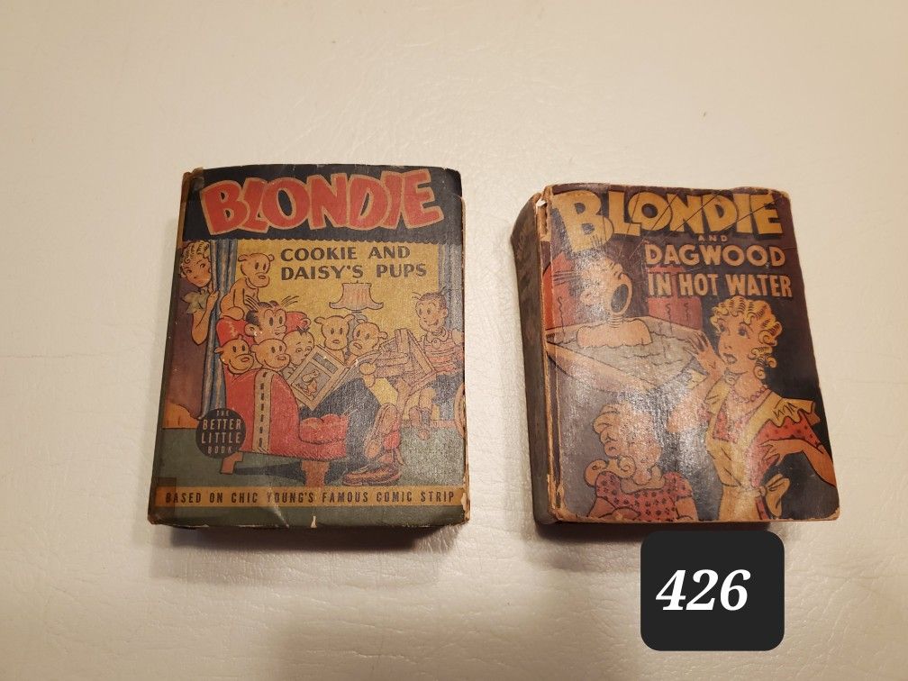 Antique Blondie Pocket Sized Books