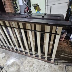 Twin Size Bed Frame Set W/2 Matresses 