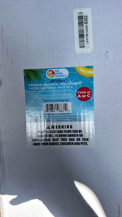 Filter cartridge pack of 4