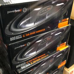 Powerbass 12 Inch Shallow Subwoofer On Sale For 99.99