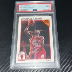 1991 Hoops Micheal Jordan #30 PSA Mint 9