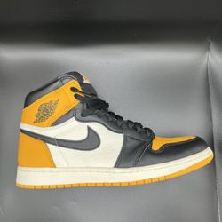 Slightly Used Air Jordan 1 Taxi size,  With Box 