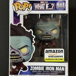 Funko Pop! Zombie Iron Man #944 Marvel What if? GameStop Exclusive