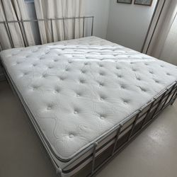 Modway Estate King Bed Frame – Gray (Excellent Condition)