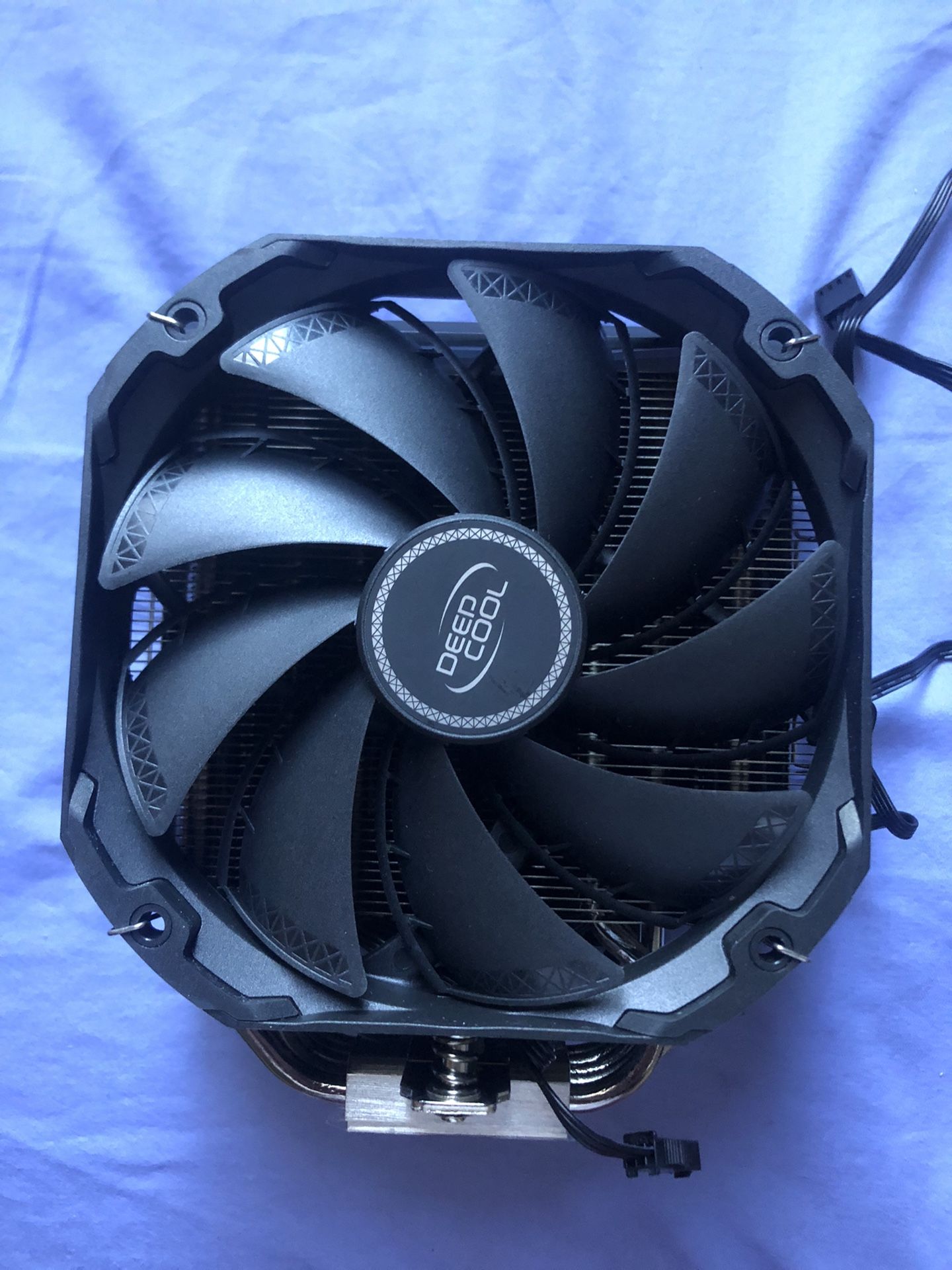DeepCool AS500 Plus CPU Air Cooler 5V-3Pin ARGB Sync 220w TDP 5 Copper Heat Pipes CPU Cooler with Dual-Fan