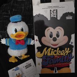 Authentic DONALD DUCK  Mickey Family Cute Together