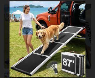 Tsukiko 87" Extra Long Dog Ramp for Large Dogs (150 Ibs)