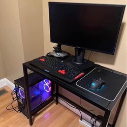 Gaming Computer And Monitor 
