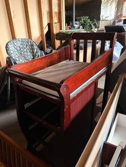 Baby changing station