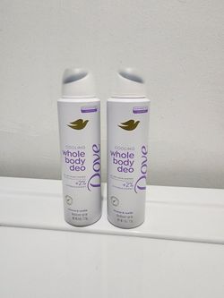 $10 for both. Dove Whole Body Deodorants. PRICE IS FIRM. HABLO ESPAÑOL.