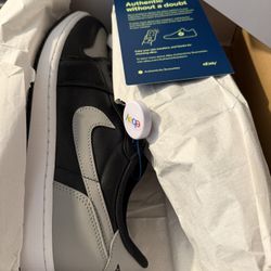 Retro 1 Low Size 12 Black/grey