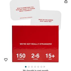 We’re Not Really Strangers