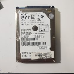  HGST 750GB HDD Laptop Hard Drive
