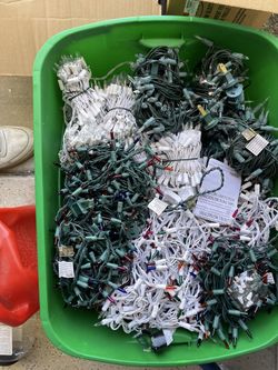 Box of Christmas Lights