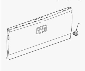 Tailgate G.M.C truck 2012 TO 2014