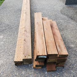 2×4 Pressure treated boards 7ft