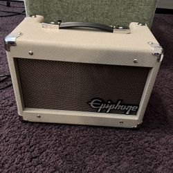 Vintage Epiphone Studio Acoustic 15C Electric Guitar Amp Combo Like New 