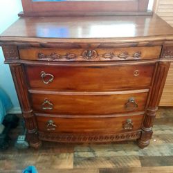 Antique Wood Dresser