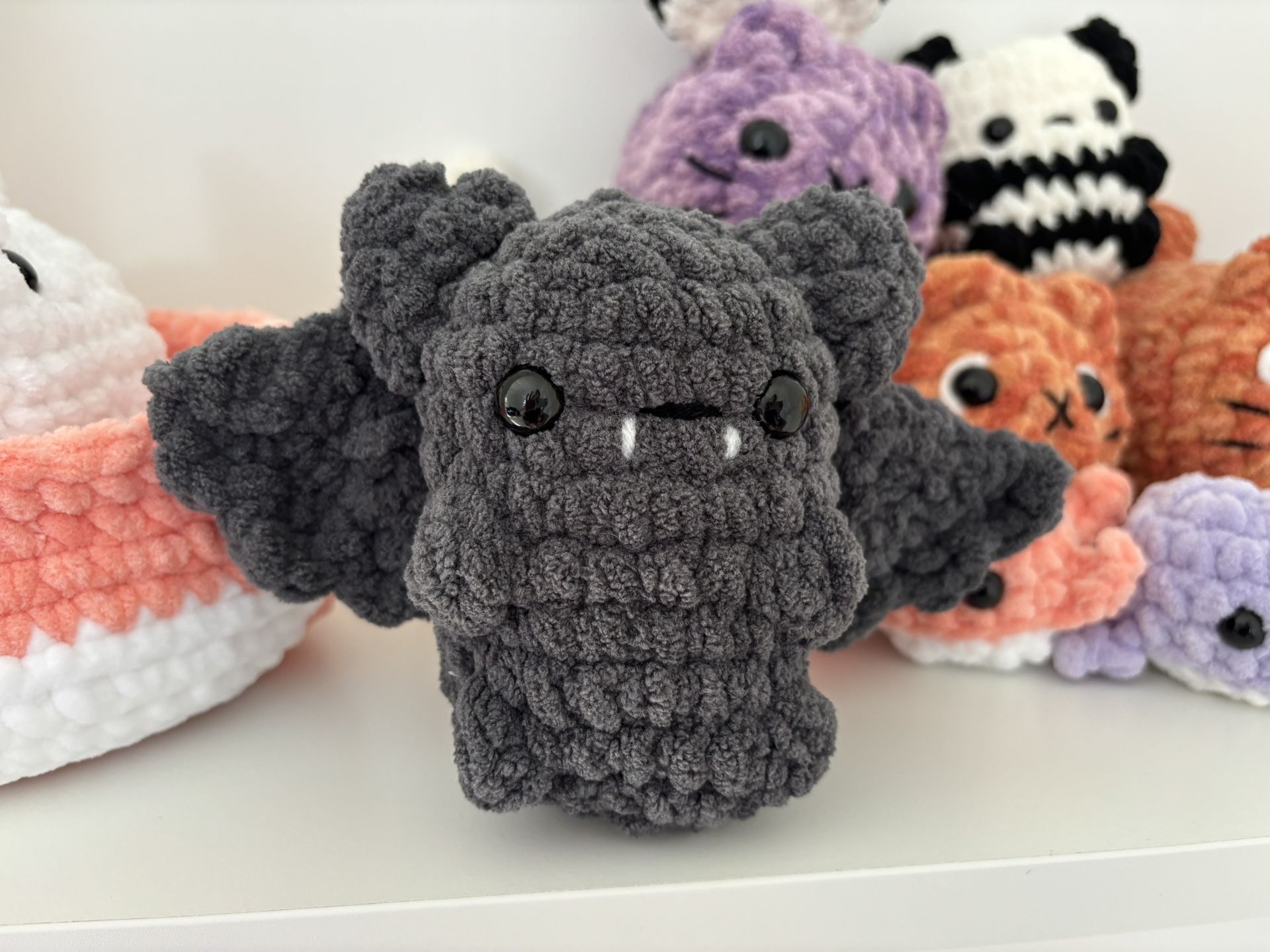 Chubby Bat Crochet Plushie