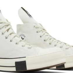 Converse Chuck 70 x DRKSHDW DRKSTR Rick Owens Lily White 172346C Size 8.5
