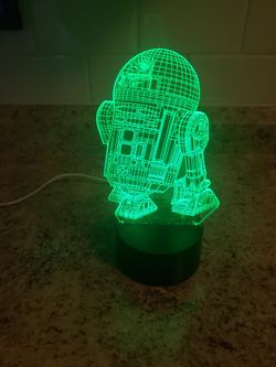 New R2-D2 3D Ilussion Night Light