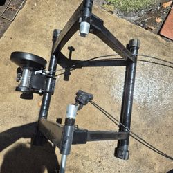 Exercise bike support base 