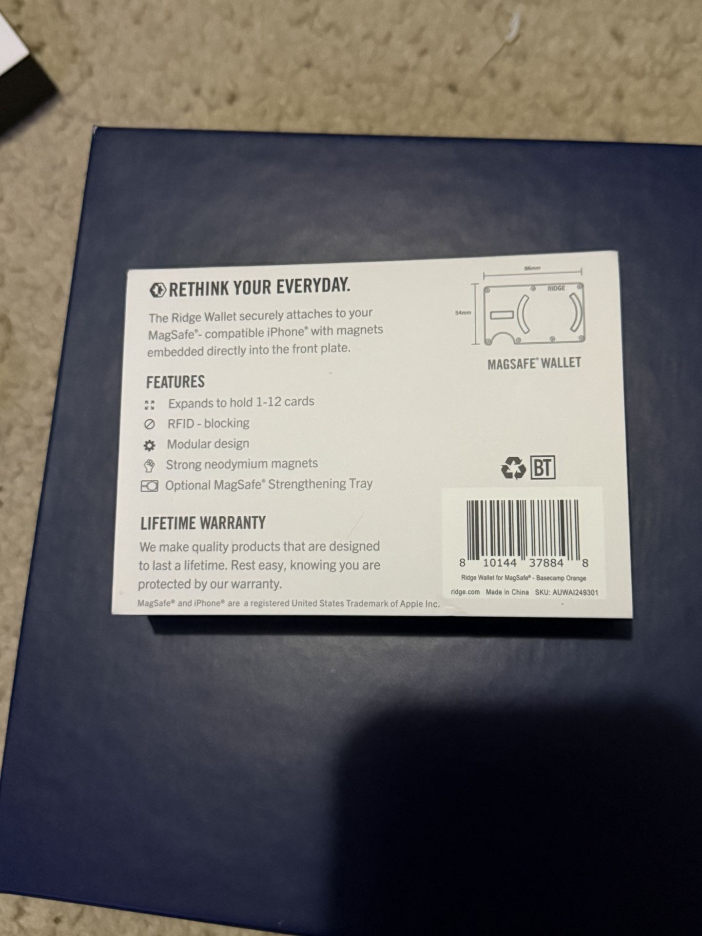 Orange Ridge Wallet