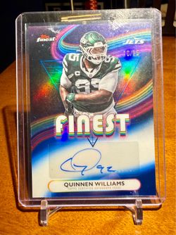 Topps 2025 Finest Quinnen Williams #FA-QW Auto /99 Jets/Cowboys