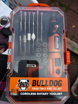 Bulldog 25-Piece Cordless Rotary Toolset