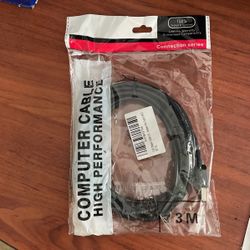 USB Printer, Scanner, Fax Cord 10ft