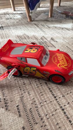 Disney Parks Cars Lightning McQueen 20th Anniversary Popcorn Bucket Lights Up
