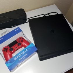Playstation 4 Slim 1tb With Controller And Turtle Beach Headset