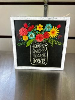 Happiness flower sign