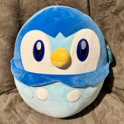 SQUISHMALLOWS PIPLUP! 14” POKÉMON! BNWT!