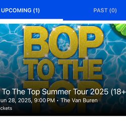 5 BOP TO THE TOP EVENT TICKETS