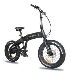 Overfly Hummer 20x4Fat Tire Electric Folding Bike for Commuter with 500w Bafang Motor