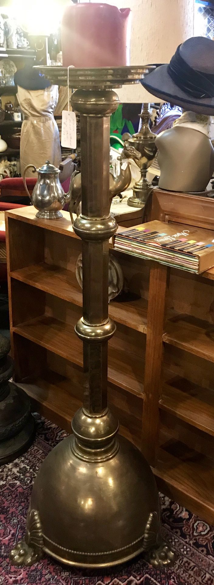 Giant Brass candle stick, 54” Tall base is 21” wide, wedding, Church, Event, Party