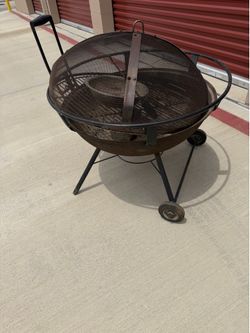 Charcoal and fire pit