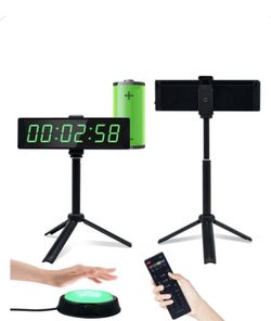 Gym Timer Clock For Home Gym, Fitness Timer With Stopwatch