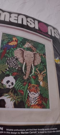 Dimensions 1992 Rare Needlepoint