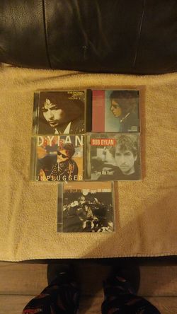 5 BOB DYLAN CD'S two are brand new factory sealed and 3 are open