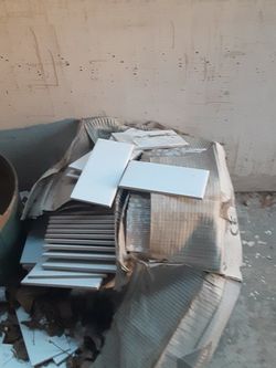 A Few Boxes Of Buss Tile White