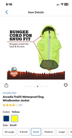 Small puppy rain coat